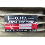OHTA dry pump COMBINATION CBS 40A  2,2 kW. Used